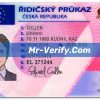 Czech driver license Psd Template