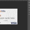 ING Bank Credit Card psd template