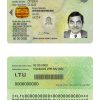 Lithuania ID Card Psd Template