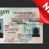 Missisippi driver license Psd Template new