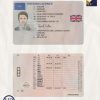 Fake United Kingdom (UK) driver license Psd Template