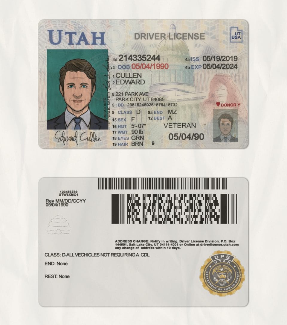 19 USA Drivers License Templates | Editable Files