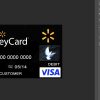 Walmart Bank Credit Card psd template