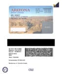Arizona Driver License PSD Template