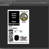 USA Military ID Template