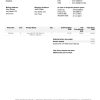 USA Adidas invoice template in Word and PDF format
