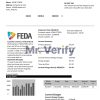 Andorra ELECTRIC FORCES OF ANDORRA utility bill template in Word and PDF format