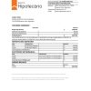 Argentina Banco Hipotecario bank statement template in Excel and PDF format