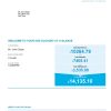 Australia ANZ bank statement, Word and PDF template, 5 pages