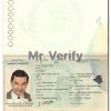 Fake Algeria Passport PSD Template