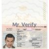 Bulgaria Passport psd template