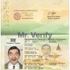 Fake Cameroon Passport PSD Template