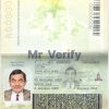 Fake Ecuador Passport PSD Template