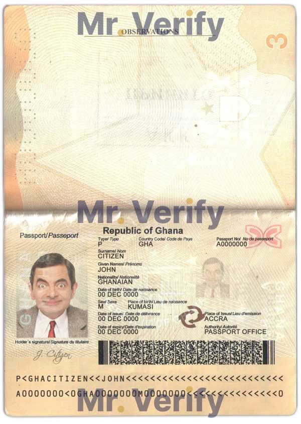 Fake Bolivia Passport PSD Template