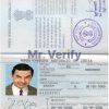 fake indian passport template free download