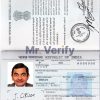 fake indian passport template free download