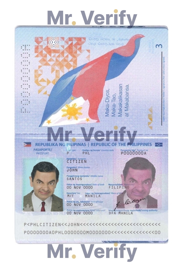 Philippines-PSD-Passport-Template