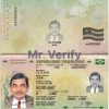 Fake Togo Passport PSD Template