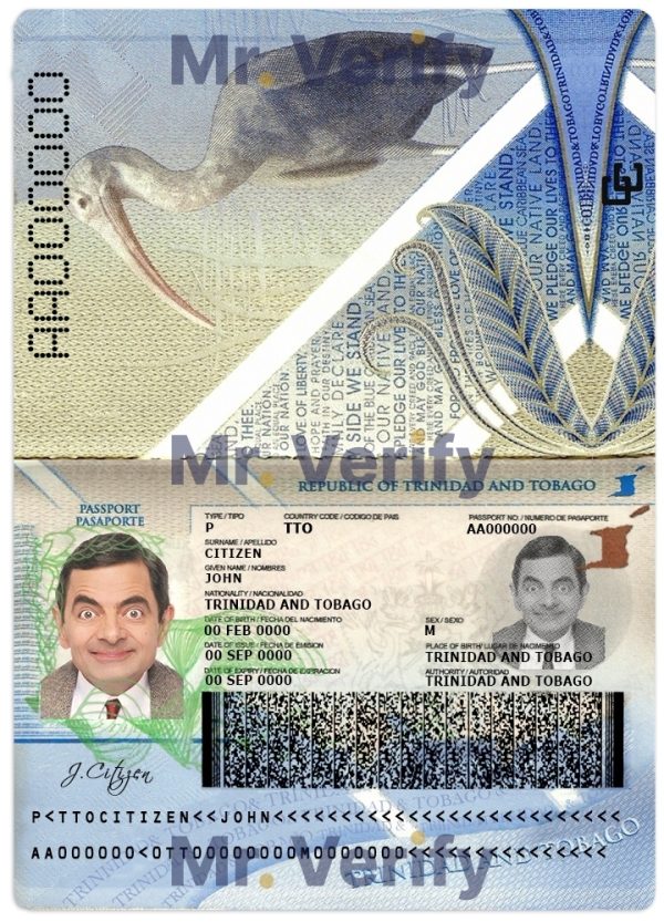 Fake Guinea-Bissau Passport PSD Template
