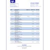 Belgium AXA bank statement easy to fill template in .xls and .pdf file format