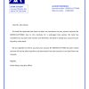 Belgium AXA bank account closure reference letter template in Word and PDF format