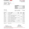 Brunei HSBC bank statement Excel and PDF template, fully editable (AutoSum)