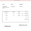 USA Buzz Shipping invoice template in Word and PDF format, fully editable