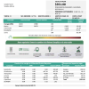 Mexico Electricity CFE utility bill template in Word and PDF format, fully editable