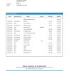 Cabo Verde Banco Africano de Investimento bank statement Word and PDF template