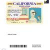 California-Driver-License-Template