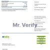 Cameroon ENEO electricity utility bill template in Word and PDF format