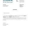 Download Cameroon Ecobank Bank Reference Letter Templates | Editable Word