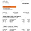 Canada Tangerine bank statement Word and PDF template, 2 pages