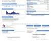 USA Texas City of Duncanville utility bill template in Word and PDF format