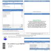 USA Texas City of Laredo Utilities Department water utility bill template in Word and PDF format