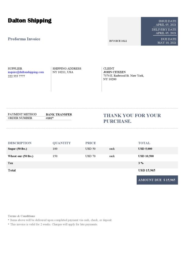 High-Quality Finland SpiceImport Ltd Invoice Template PDF | Fully Editable