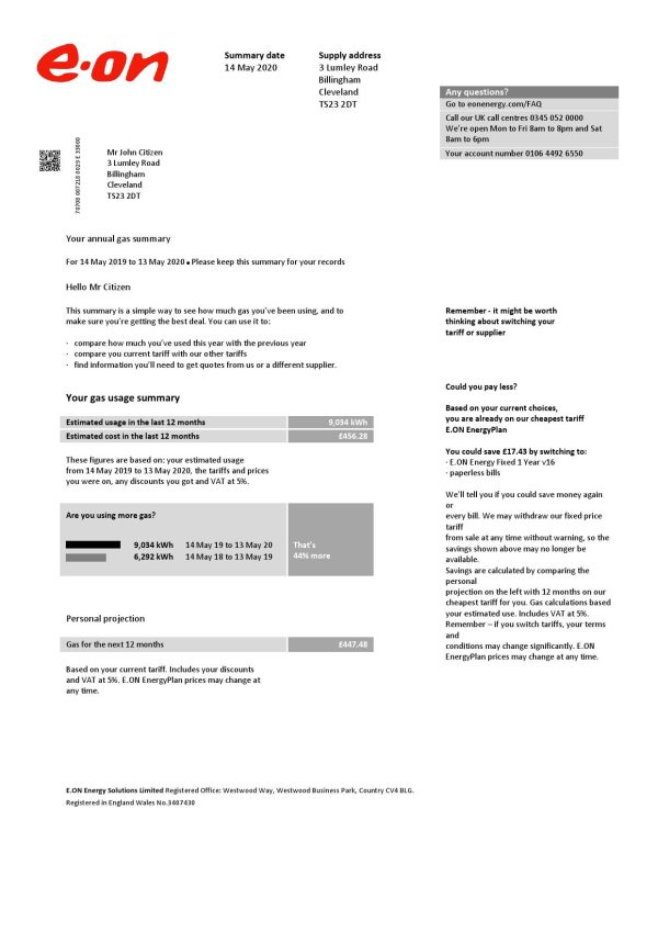 United Kingdom H I Auto Services Ltd invoice Word and PDF template, fully editable