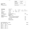 Canada Eastern Ontario Power utility bill template in Word and PDF format