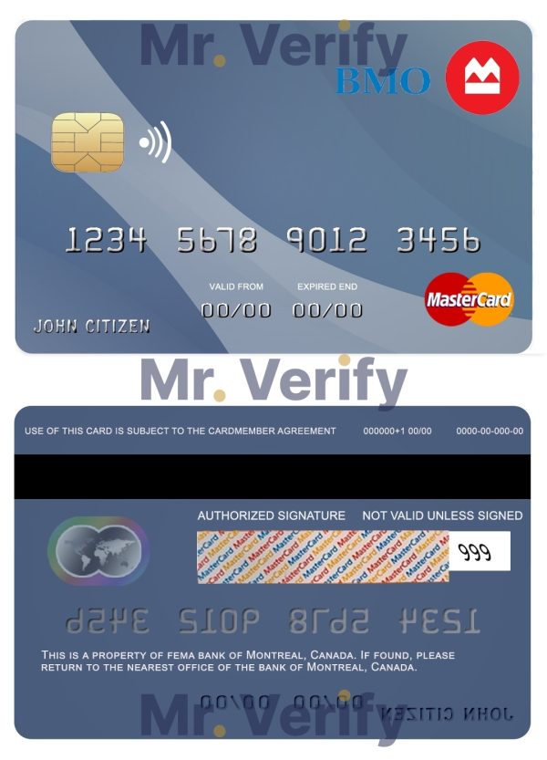 Editable Canada Montreal bank mastercard Templates in PSD Format 600x833 - Cart