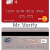 Editable France Credit Agricole Bank mastercard credit card Templates in PSD Format