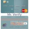 Editable Guinea Banque Islmaique de Guinée mastercard credit card Templates in PSD Format