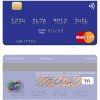Editable Malawi National Bank mastercard credit card Templates in PSD Format