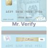 Editable Monaco Barclays Bank PLC bank visa debit card Templates in PSD Format