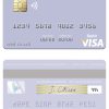Editable Monaco Julius Bär & Co. AG bank visa debit card Templates in PSD Format
