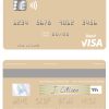 Editable Mongolia TransBank of Mongolia bank visa debit card Templates