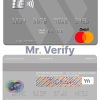 Editable Namibia Bank Windhoek Limited mastercard credit card Templates in PSD Format