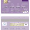 Editable Netherlands SNS Bank visa debit card Templates in PSD Format