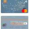 Editable Niger Ecobank mastercard Templates in PSD Format