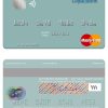 Editable Saint Lucia Loyal Bank Limited mastercard credit card Templates in PSD Format