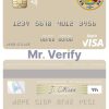 Editable Sierra Leone Bank of Sierra Leone visa debit card Templates in PSD Format